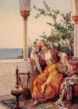 unknow artist Arab or Arabic people and life. Orientalism oil paintings 450 Norge oil painting art